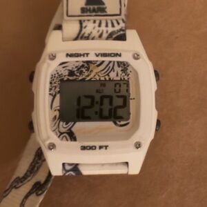 Freestyle octopus shark watch White and Black.